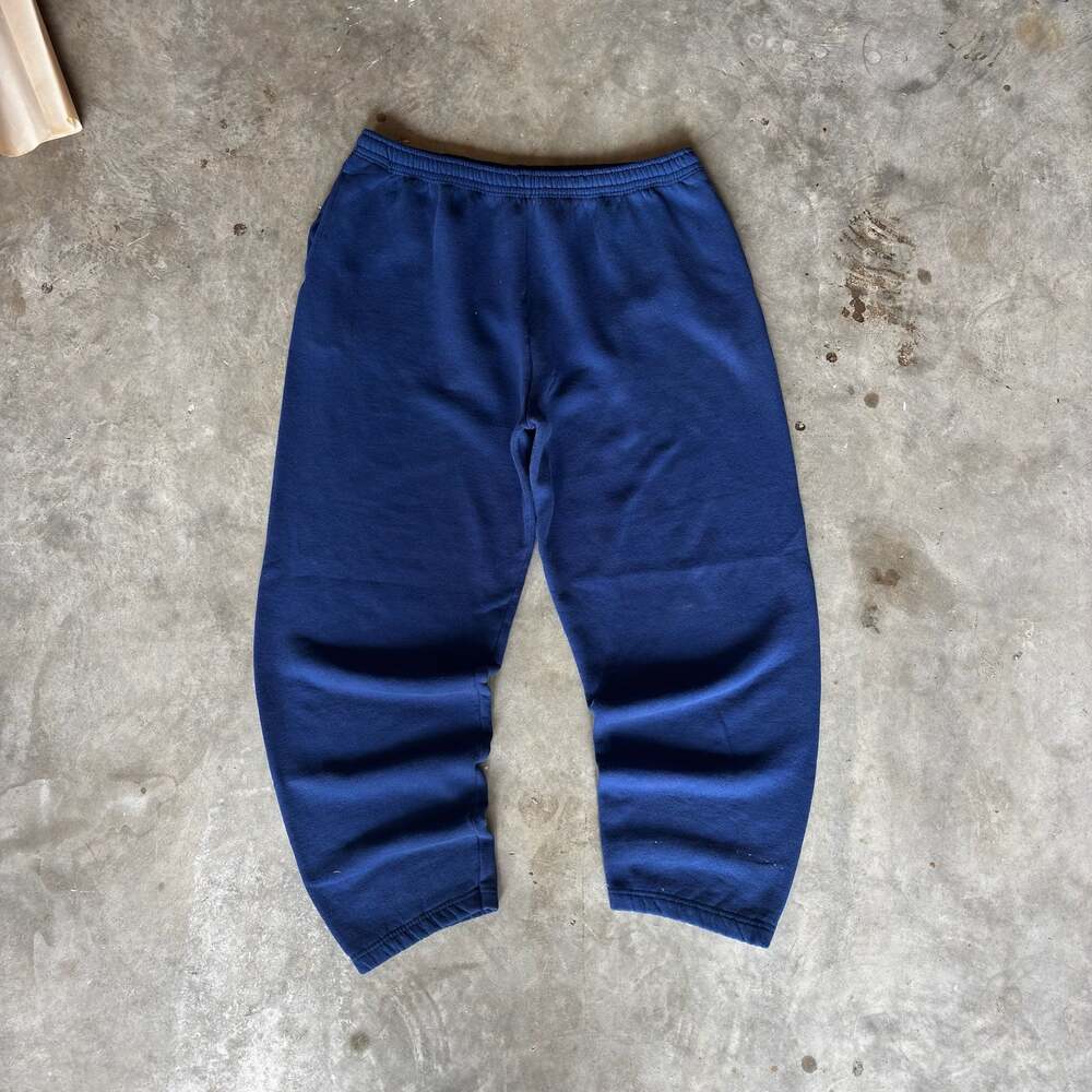 Vintage 90s BVD Made in USA Heavyweight Navy Blue Sweatpants XXL